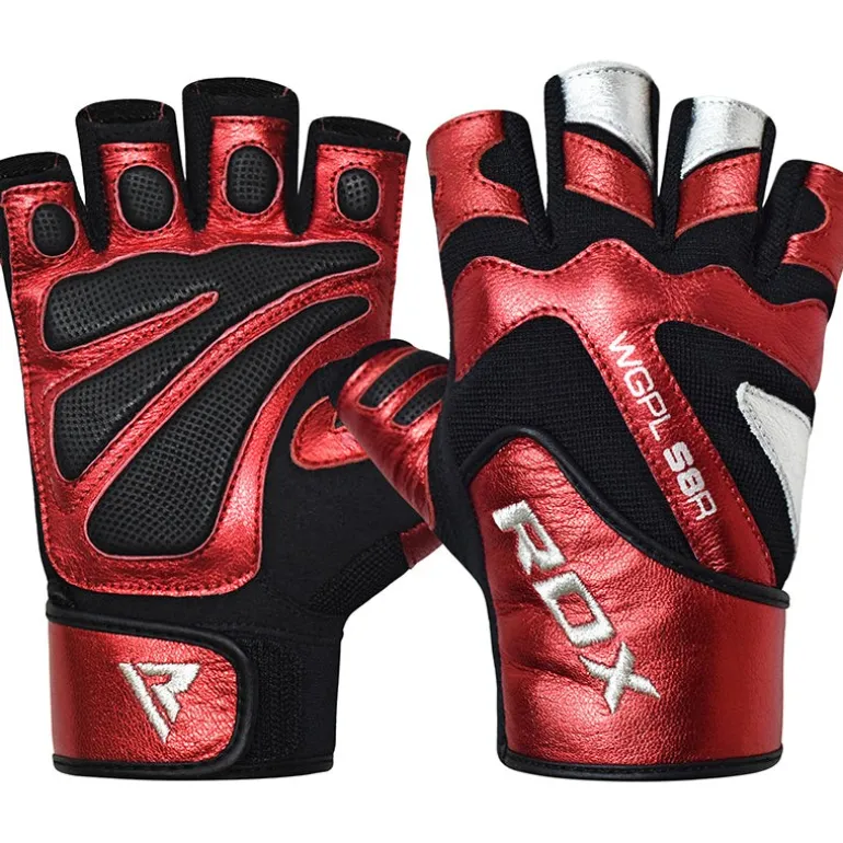 RDX S8 Bold Leather Gym Gloves