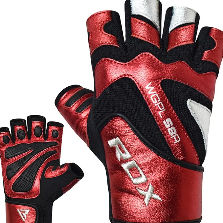 RDX S8 Bold Leather Gym Gloves