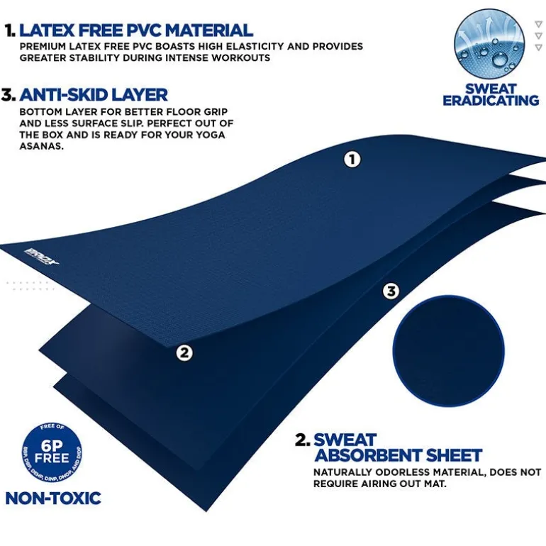 RDX SC Iris 6mm PVC Yoga Mat