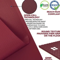 RDX SC Iris 6mm PVC Yoga Mat