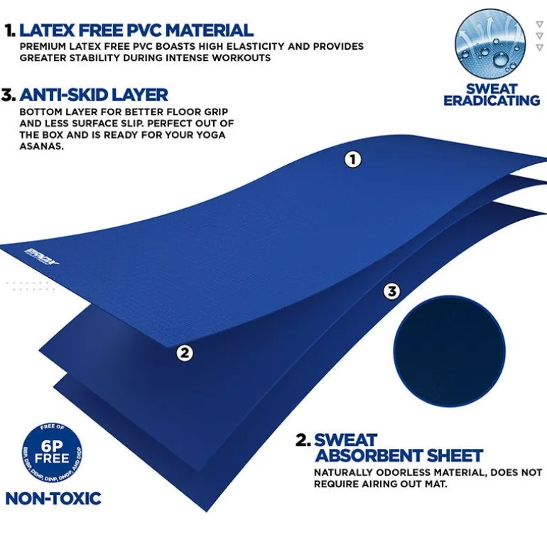 RDX SC Iris 6mm PVC Yoga Mat