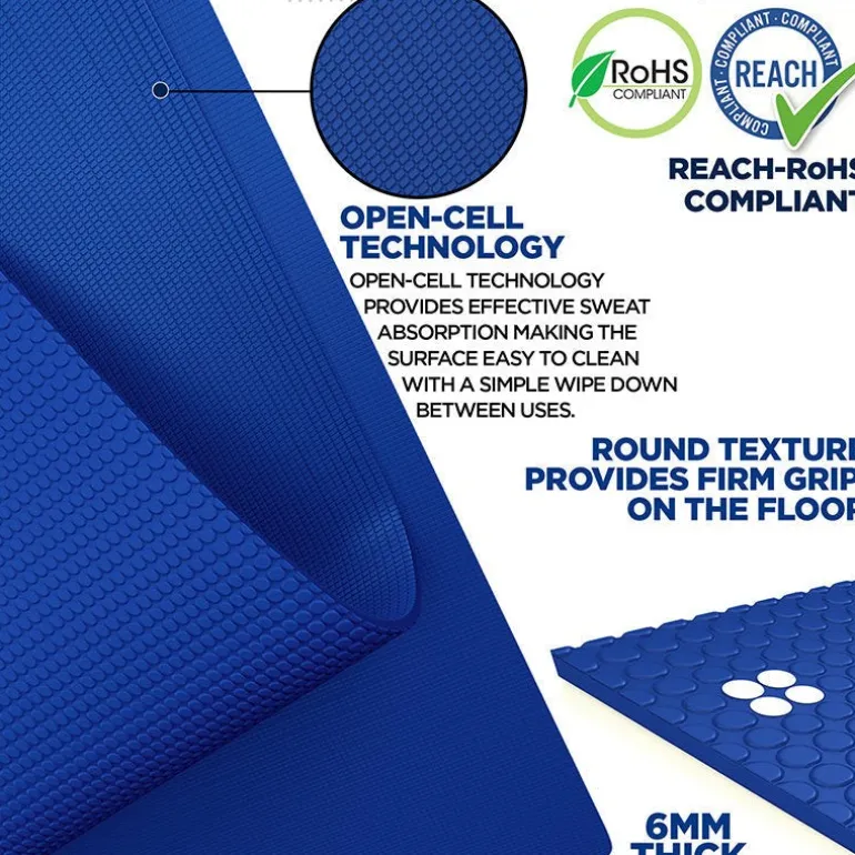 RDX SC Iris 6mm PVC Yoga Mat