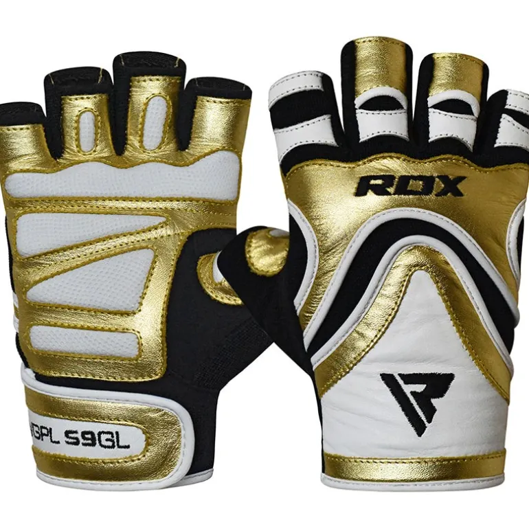 RDX S9 Glaze Leather Gym Gloves