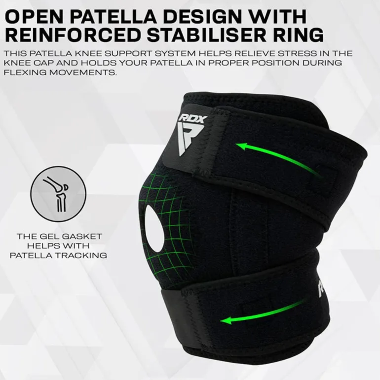RDX SK Gel Padded Open Patella Brace for Knee Support