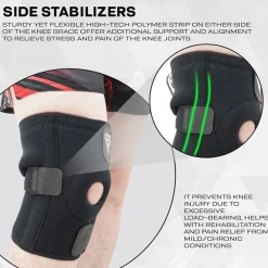 RDX SK Gel Padded Open Patella Brace for Knee Support