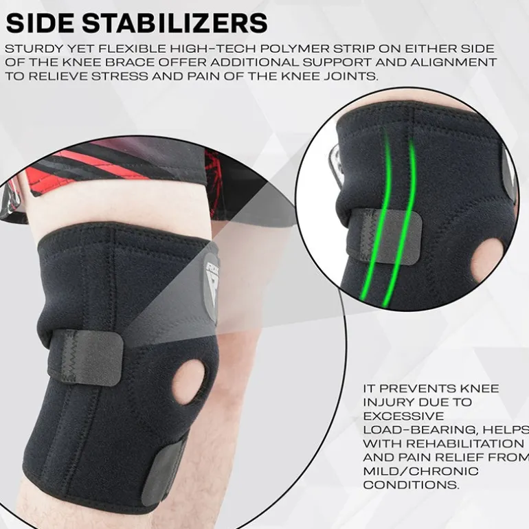 RDX SK Gel Padded Open Patella Brace for Knee Support