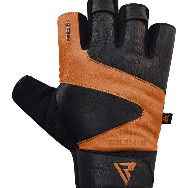 RDX S14 Leather Gym Gloves