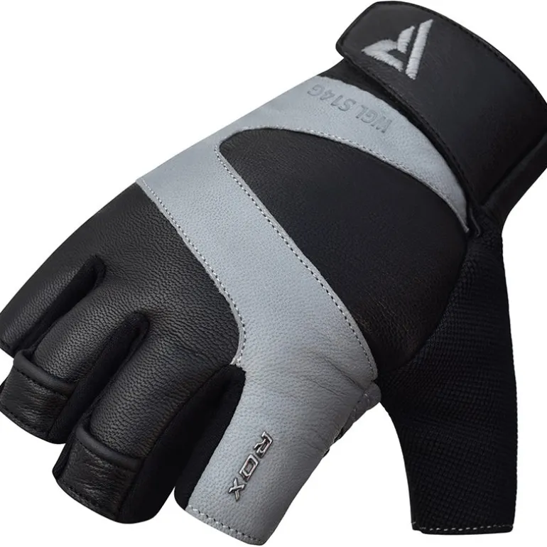 RDX S14 Leather Gym Gloves
