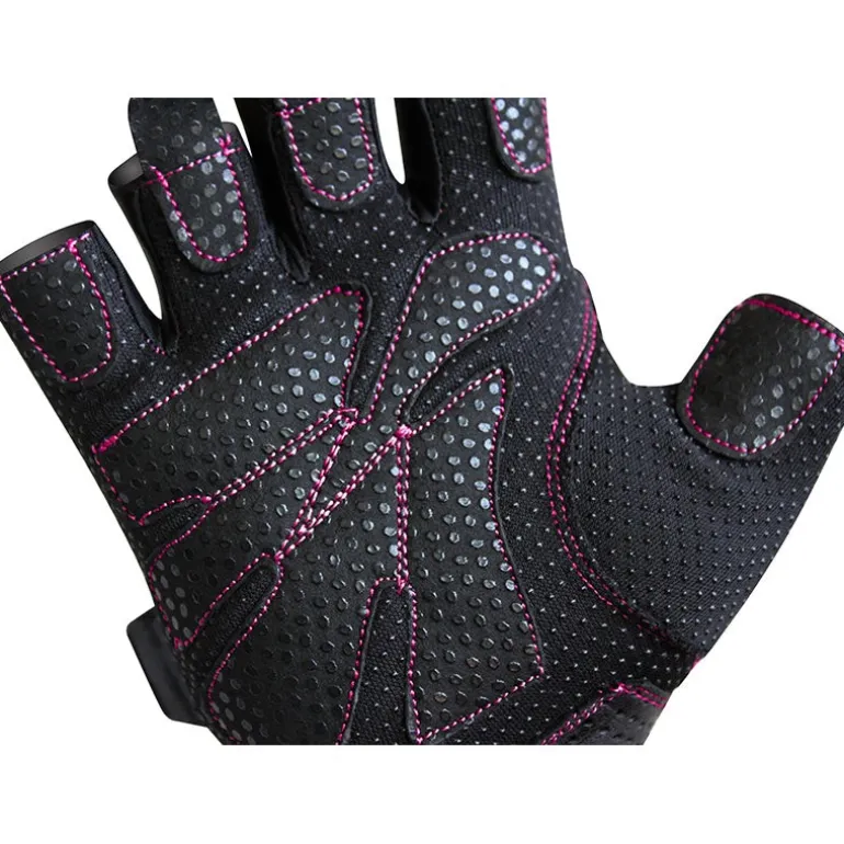 RDX S5 Pink Fingerless Gym Gloves