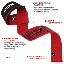 RDX S4 Weightlifting Wrist Straps