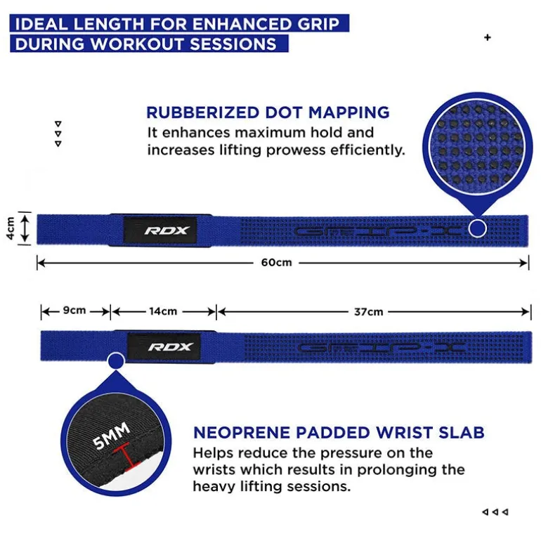 RDX S4 Weightlifting Wrist Straps
