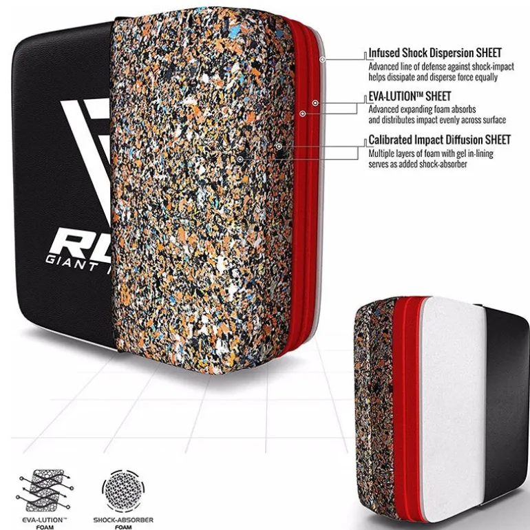 RDX T3 Black Leather X Straight Punch Wall Pad