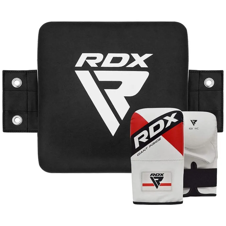 RDX T3 Black Leather X Straight Punch Wall Pad