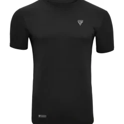 RDX T2 Black Short Sleeves Sweat-Wicking Gym T-Shirt