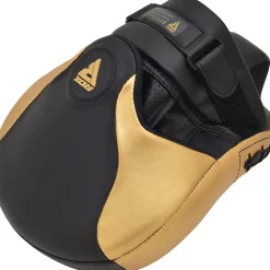 RDX T13 Boxing Gloves & Focus Pads Golden / Black