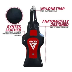 RDX TDR 3-in-1 Hanging Filled Face Punch Bag with Mitts Set