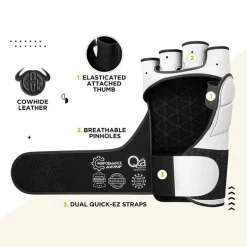 RDX T9 Hearse Leather MMA Gloves