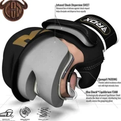 RDX T2 Leather MMA Gloves