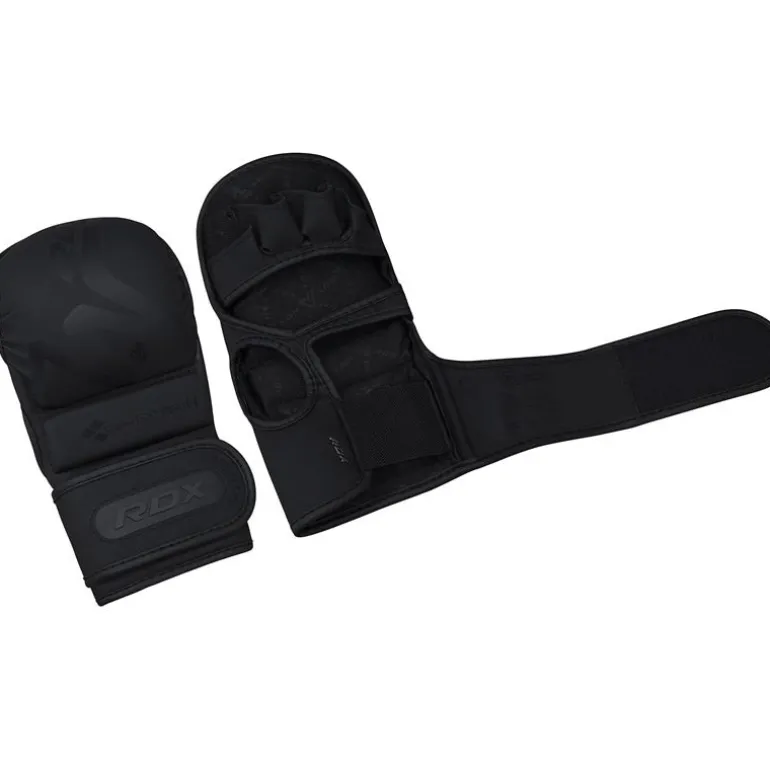 RDX T15 Noir Hybrid Mma Grappling Gloves With Best Knuckle Protection