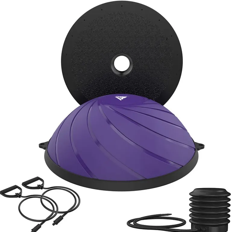 RDX TP Yoga Balance Trainer Half Ball with Resistance Tubes & Air Pump