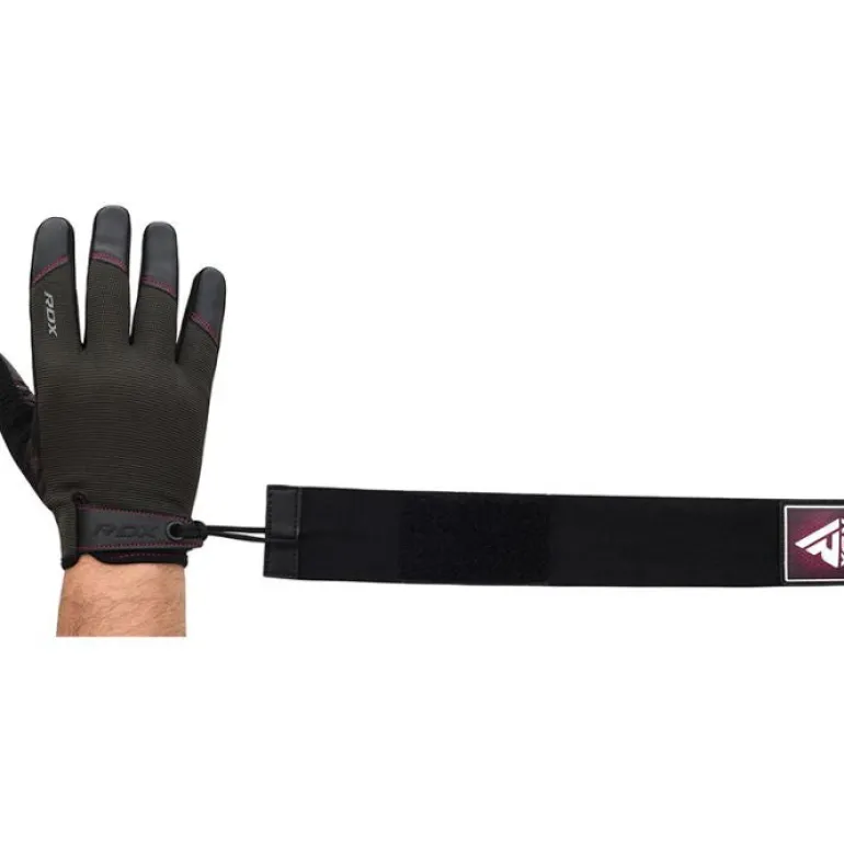 RDX T2 Weightlifting Full Finger Gym Gloves
