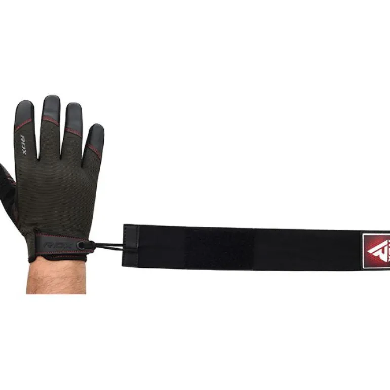 RDX T2 Weightlifting Full Finger Gym Gloves