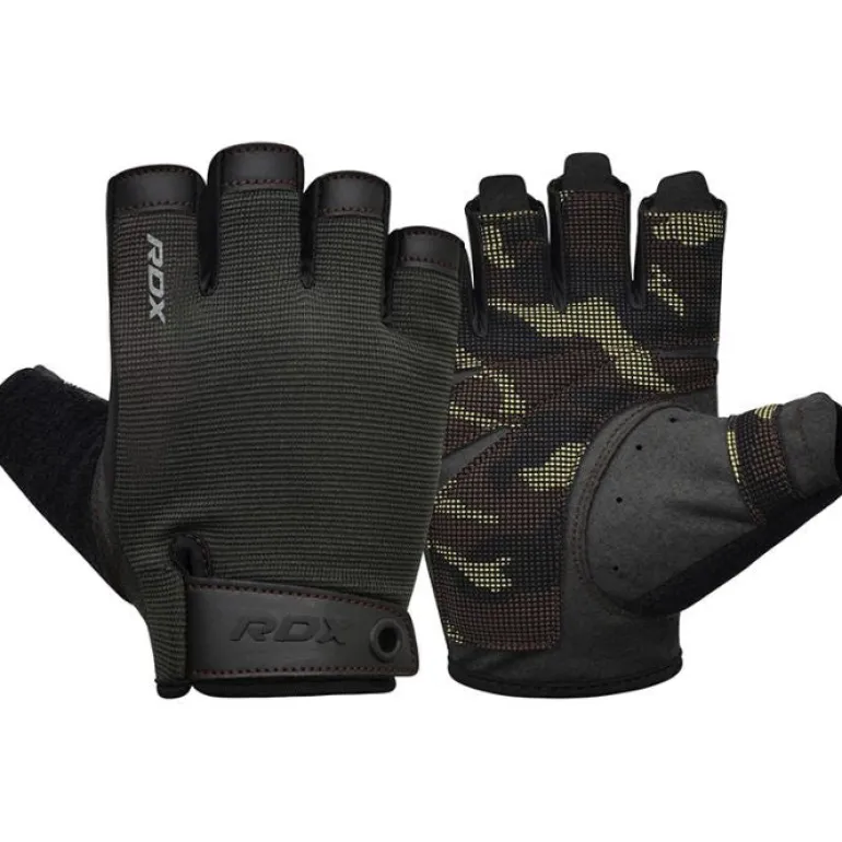 RDX T2 Weightlifting Half Finger Gym Gloves