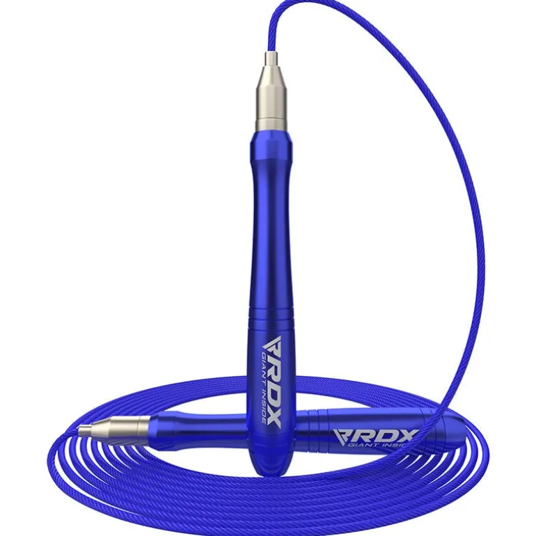 RDX W2 Adjustable 10.3ft Skipping Rope with Non-Slip Aluminum Handles