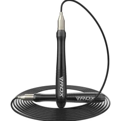RDX W2 Adjustable 10.3ft Skipping Rope with Non-Slip Aluminum Handles