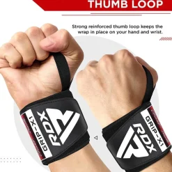 RDX W3AF Wrist Support Wraps For Weightlifting Oeko-Tex® Standard 100 Certified