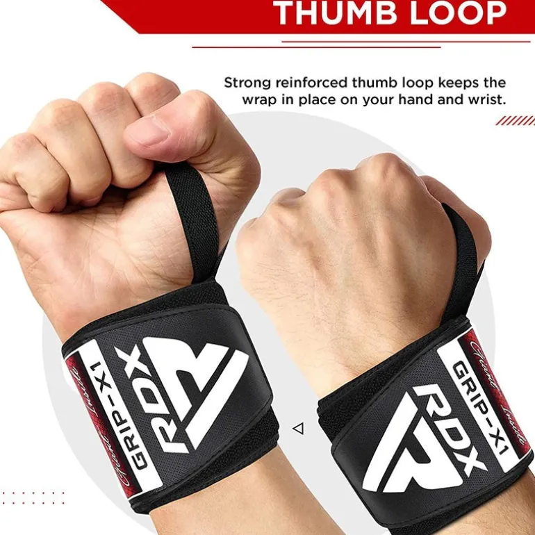 RDX W3AF Wrist Support Wraps For Weightlifting Oeko-Tex® Standard 100 Certified