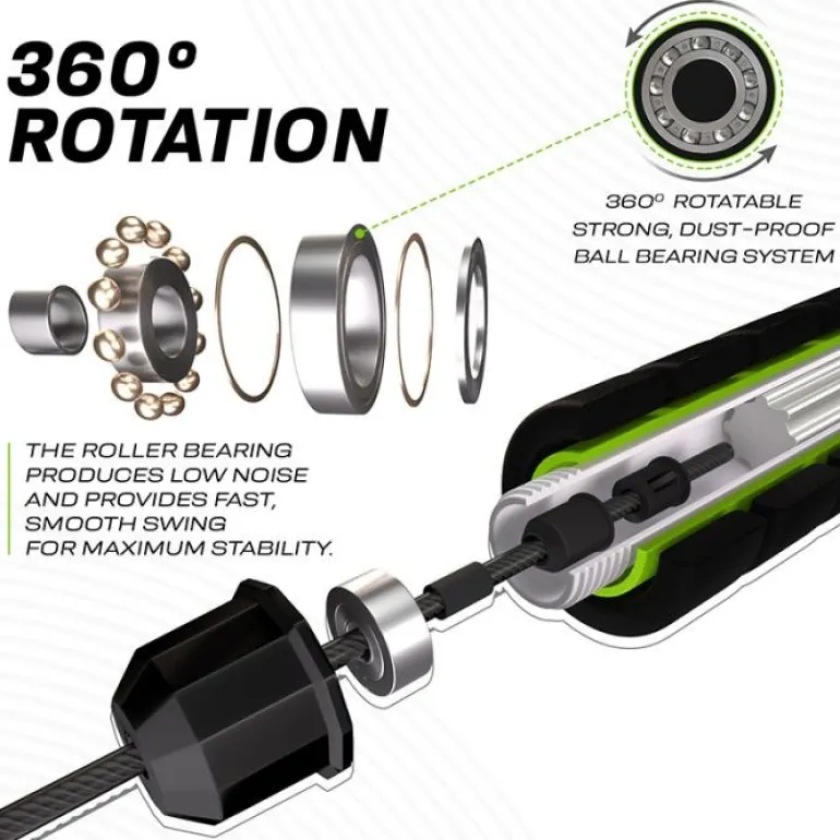 RDX W1 Jump Rope With Foam Handles