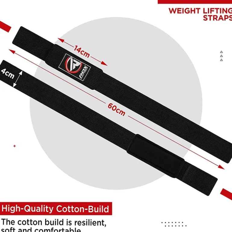 RDX W1 Weight Training Wrist Straps
