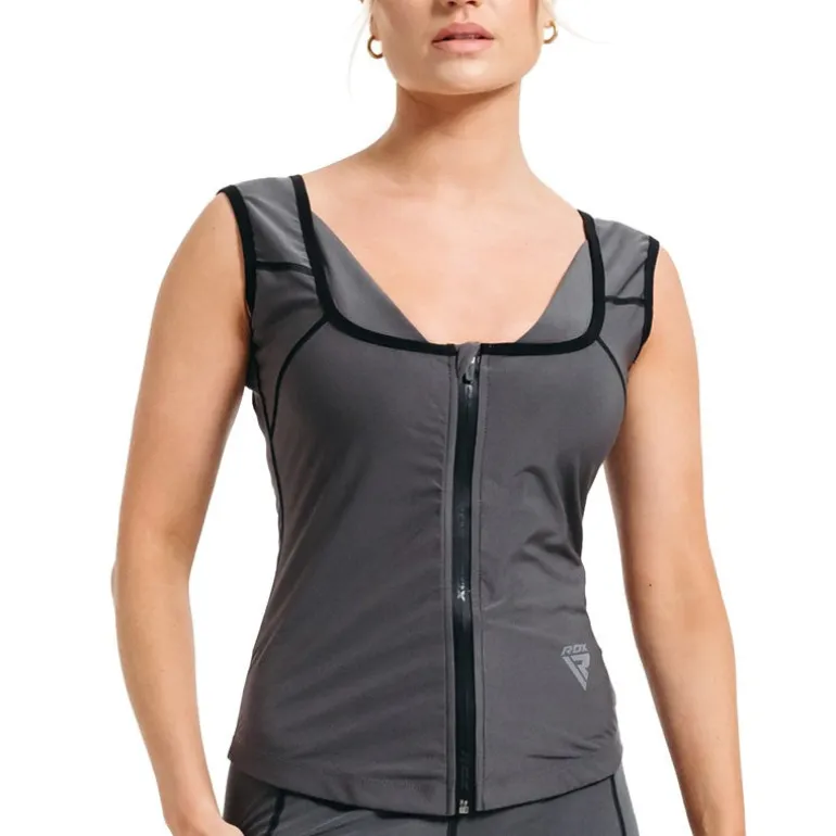 RDX W2 Women Sweat Vest With Zipper REACH OEKO TEX 100 Certified