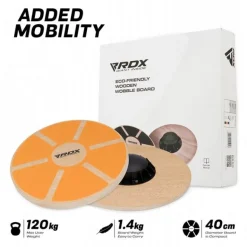 RDX W1 Wooden Wobble Round Balance Board