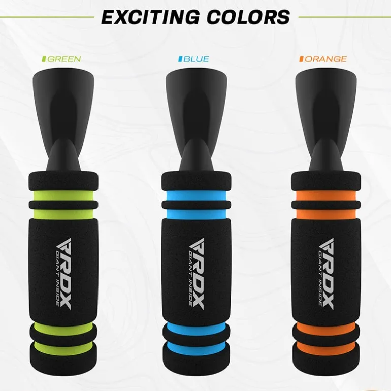 RDX X2 Adjustable 10.3ft Non-Slip Memory Foam Soft Handles Skipping Rope