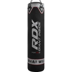 RDX X1 4ft / 5ft 2-in-1 Black Boxing & MMA Training Punch Bag Set