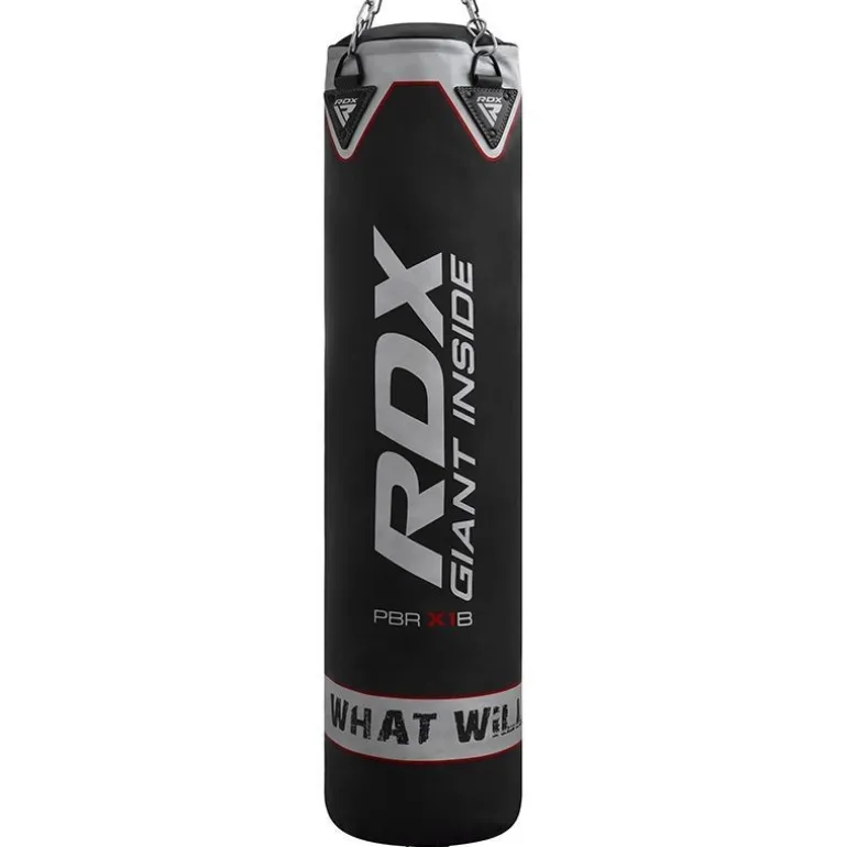 RDX X1 4ft / 5ft 17-in-1 Heavy Boxing Punch Bag & Mitts Set