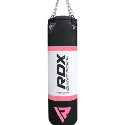 RDX X4 4ft 4-in-1 Punch Bag with gloves & wall Bracket Set