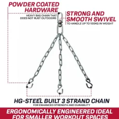 RDX X1 3 Hook Punch Bag Chains