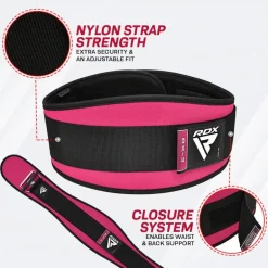 RDX X3 6.5 INCH Weightlifting Neoprene Gym Belt for Women
