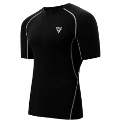 RDX X5 Short Sleeve Black Rash Guard