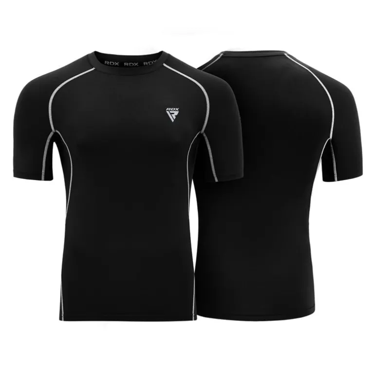 RDX X5 Short Sleeve Black Rash Guard