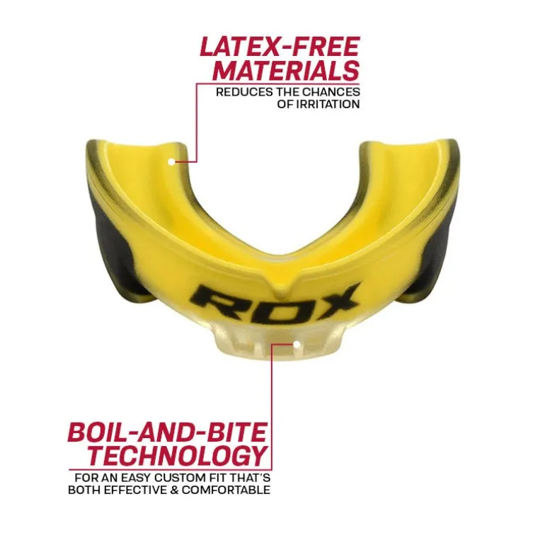 RDX 3Y Yellow Mouth Guard