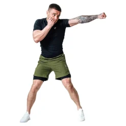 T16 2-in-1 Compression MMA Shorts