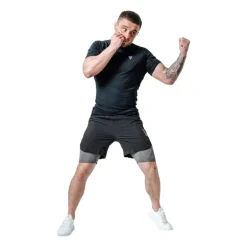 T16 2-in-1 Compression MMA Shorts